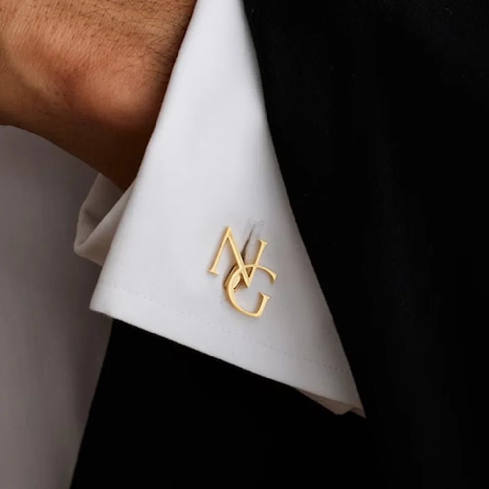 Tie Clip Silver - カスタマイズされた新郎の結婚式のカフス、花婿の付添人へのギフト、パーソナライズされたステンレススチールジュエリー、夫へのギフト、父の日のギフト