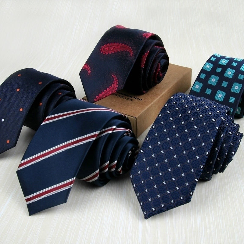 Silk Tie Striped - 男性用シルクネクタイ,ファッショナブルなアクセサリー,6cm,クラシックなウェディングネクタイ,赤,青,黒