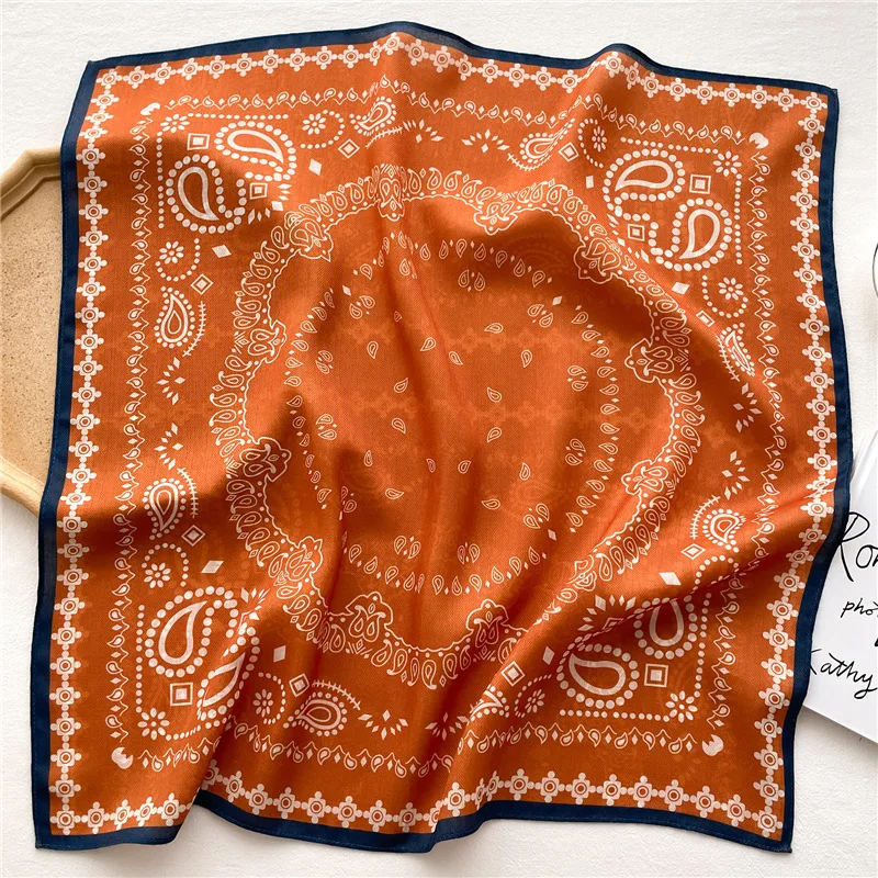 純綿女性用スカーフ正方形スカーフレディースネックヘアスカーフ - Bandana Cotton のレビューと価格