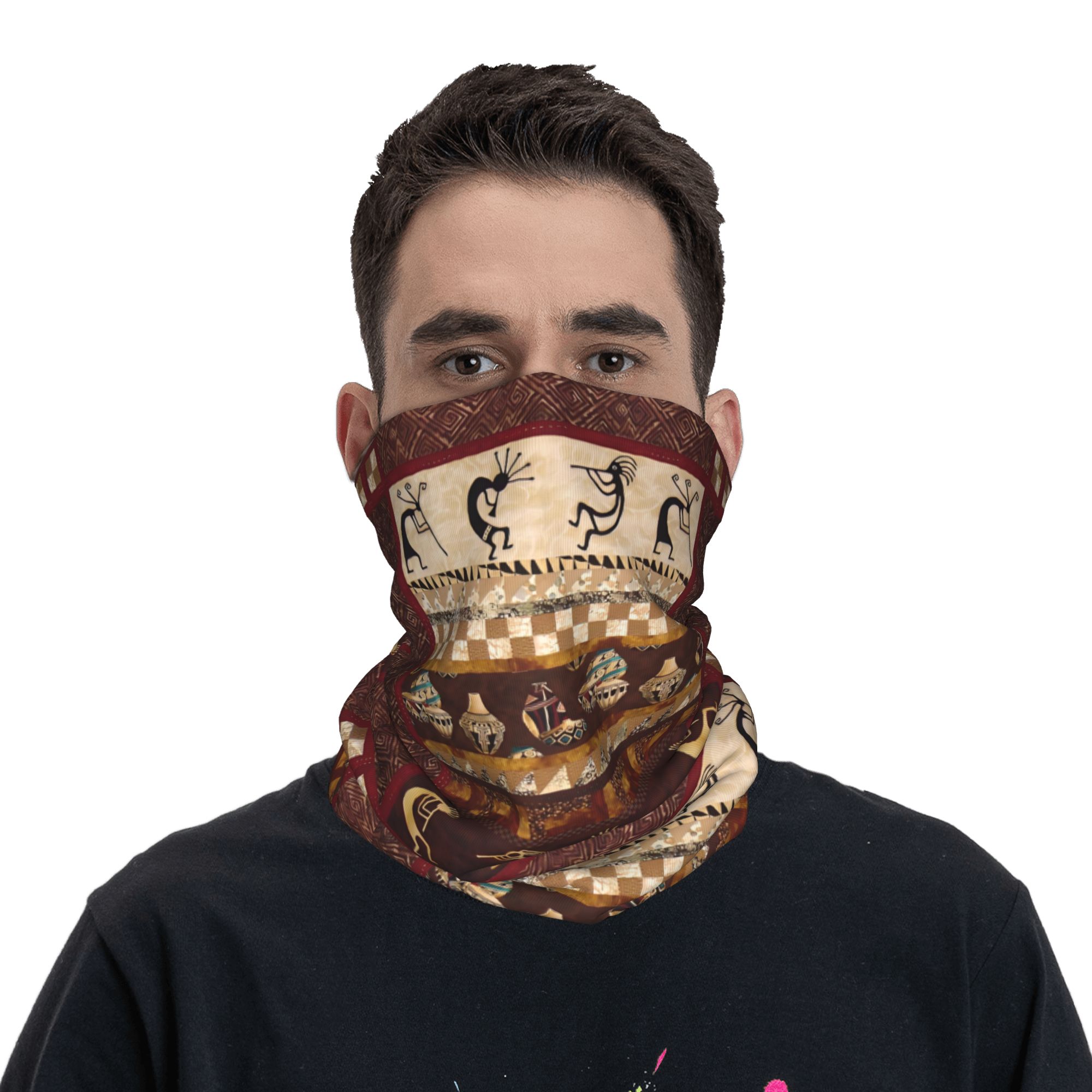 カスタムココペリ冬用ヘッドバンドネックウォーマー男女兼用ハイ - Neck Warmer Tube のレビューと価格