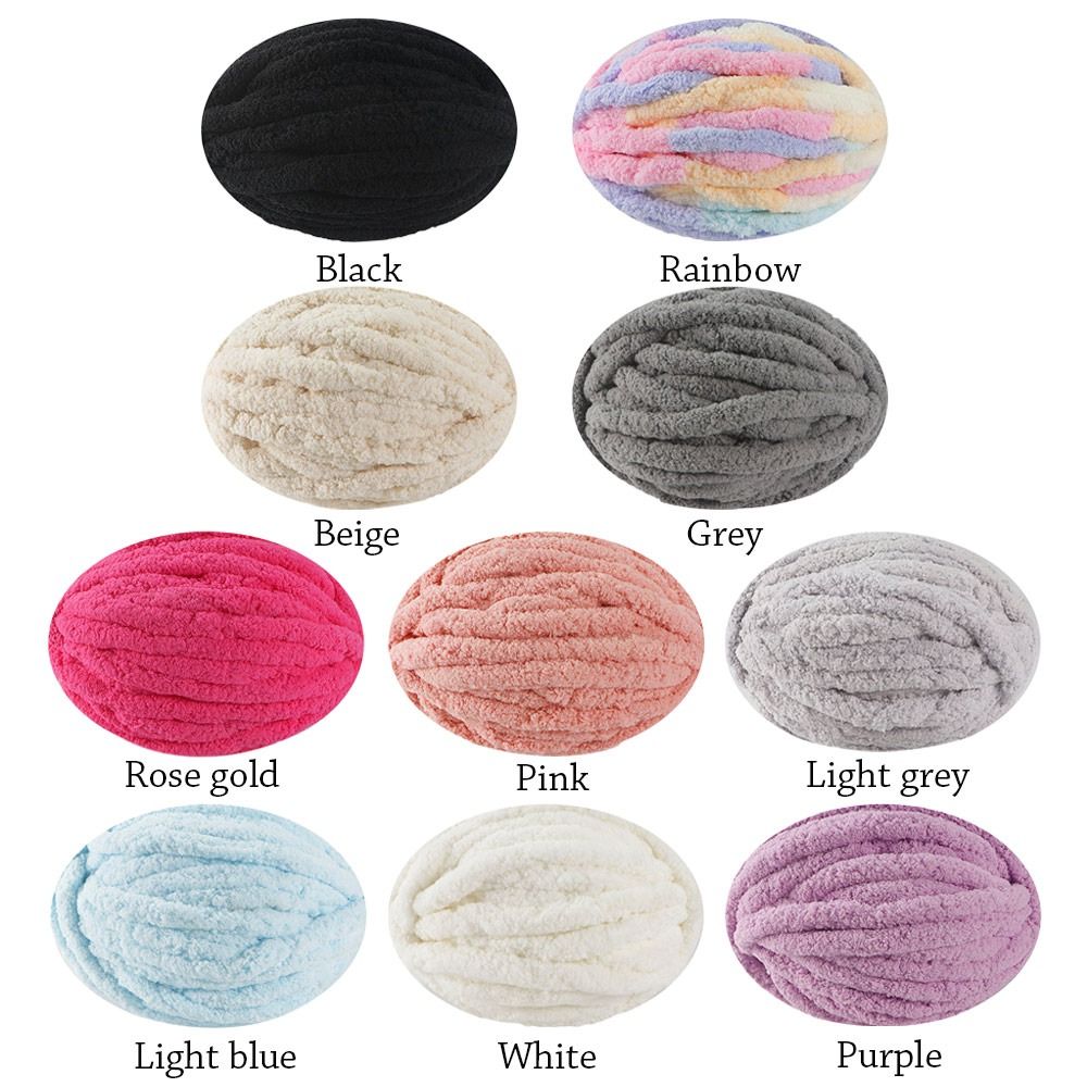ニットとかぎ針編み用の色とりどりのシェニール、厚くて柔らかい - Woven Scarf Blanket のレビューと価格