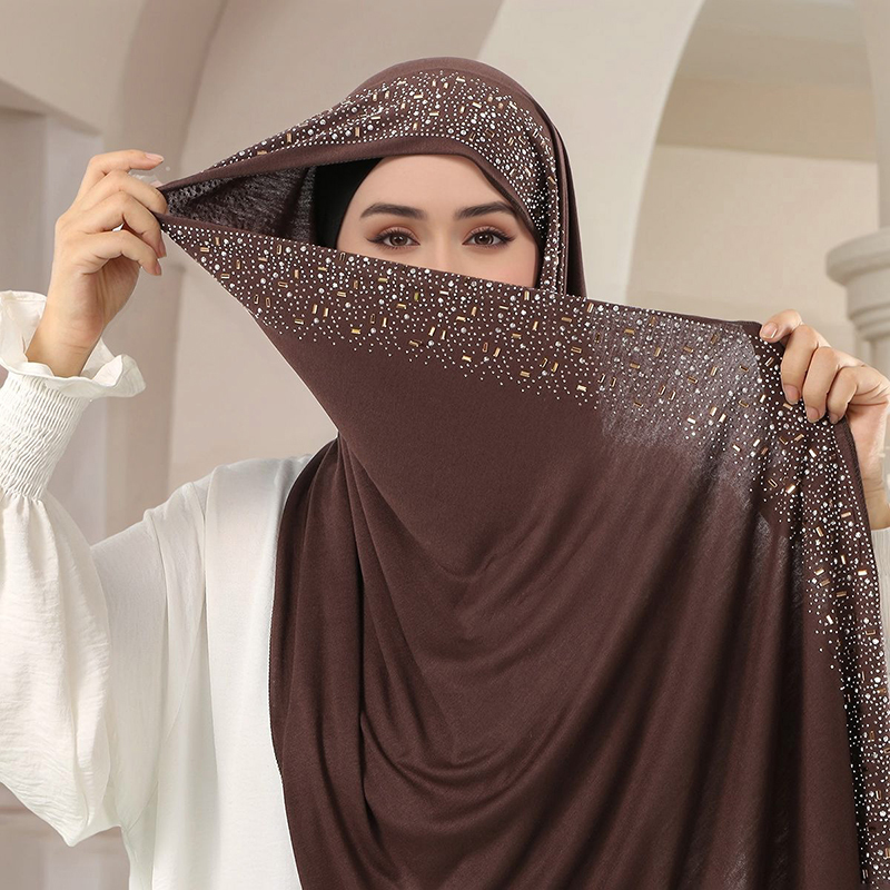 ラマダン ムスリム シマー ラインストーン ジャージーコット - Bandana Cotton のレビューと価格
