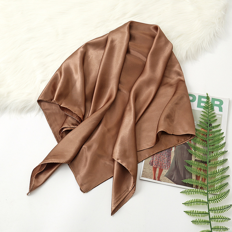 90 センチメートル無地ネッカチーフヒジャーブスカーフ女性の - Head Wrap Turban のレビューと価格